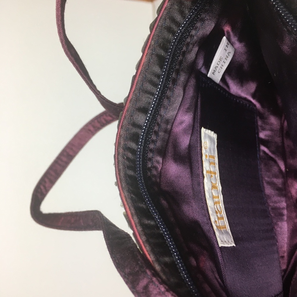 Blue & Purple Sequin Handbag - Picture 3 of 4